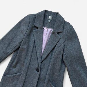 Women's Worthington Long Grey Wool Coat